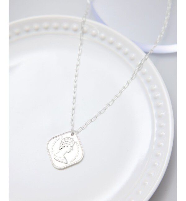 ROPE PICNIC PASSAGE「スクエアコイントップネックレス」|ネックレス|