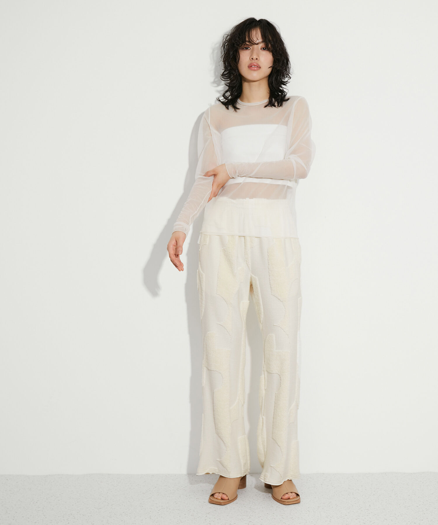 ADAM ET ROPE'「パイルジャカードパンツ」|その他|