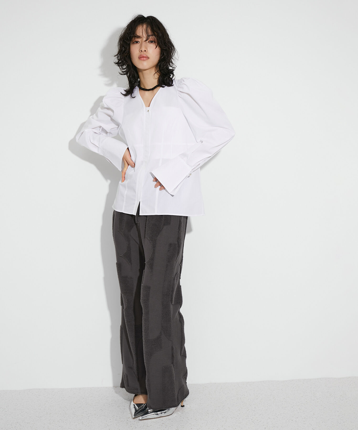 ADAM ET ROPE'「パイルジャカードパンツ」|その他|