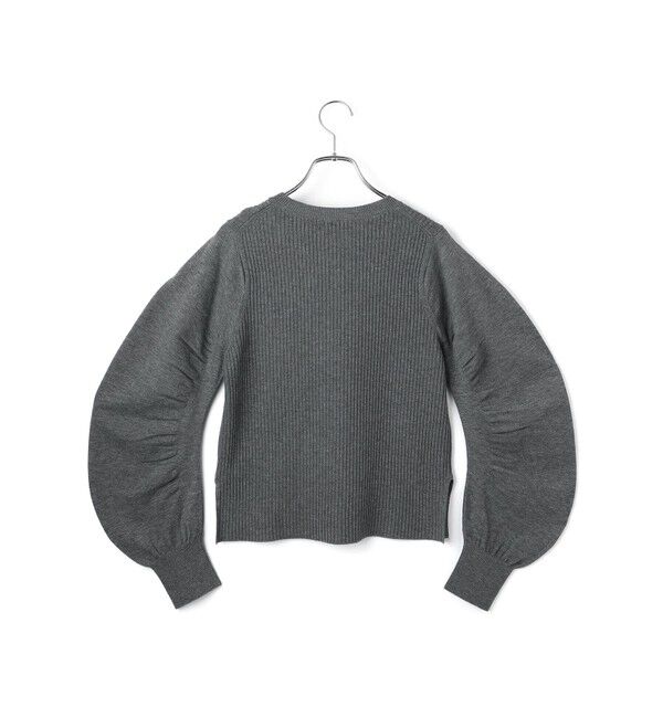 ADAM ET ROPE'「【WEB限定】・【サステナブル】ニュアンススリーブニットプルオーバー」|ニット・セーター|