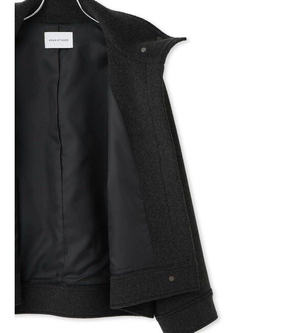 ADAM ET ROPE'「Super120'sウールブルゾン」|ブルゾン・スタジャン|