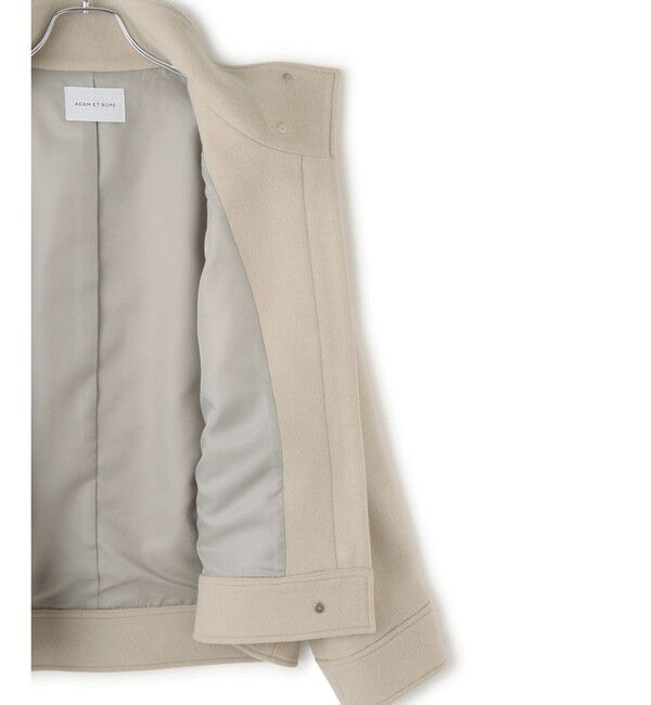 ADAM ET ROPE'「Super120'sウールブルゾン」|ブルゾン・スタジャン|