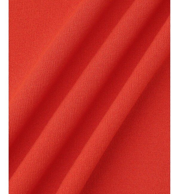 ADAM ET ROPE'「2WAYキーネックハーフスリーブニット/接触冷感」|ニット・セーター|