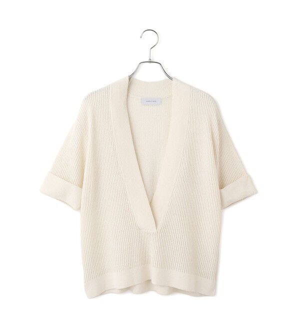 ADAM ET ROPE'「リネンブレンドニットプルオーバー」|ニット・セーター|