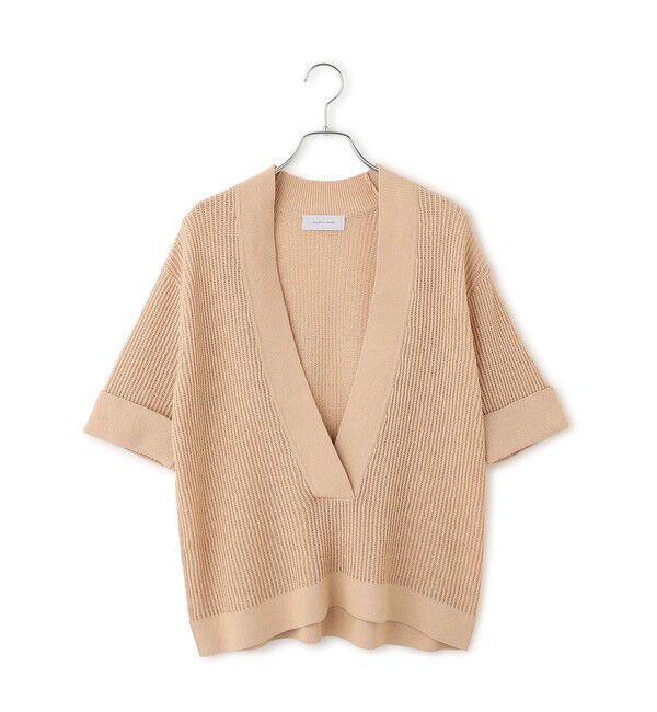 ADAM ET ROPE'「リネンブレンドニットプルオーバー」|ニット・セーター|