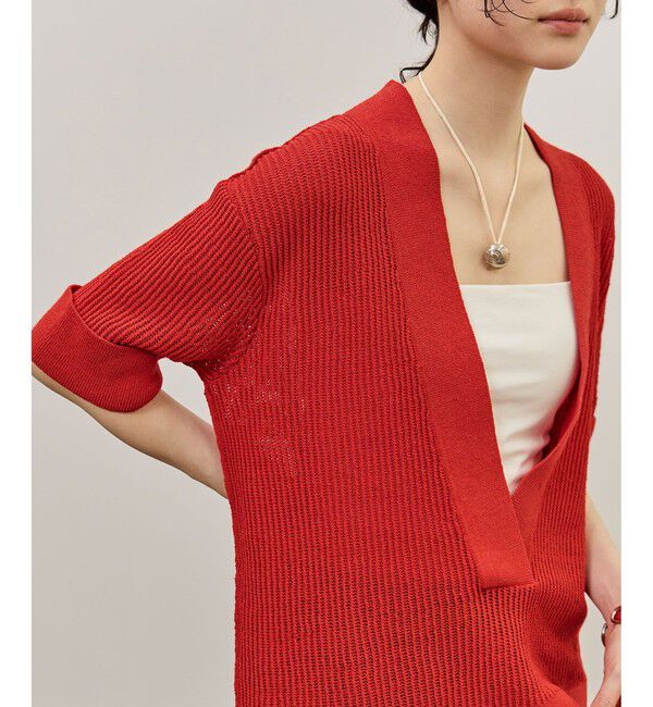 ADAM ET ROPE'「リネンブレンドニットプルオーバー」|ニット・セーター|