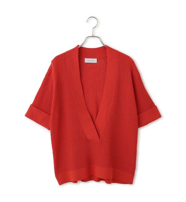 ADAM ET ROPE'「リネンブレンドニットプルオーバー」|ニット・セーター|