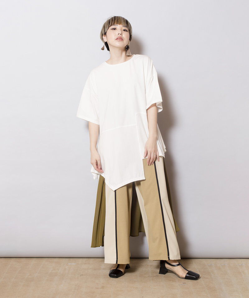  「イレギュラーヘムTシャツ」|Tシャツ・カットソー|