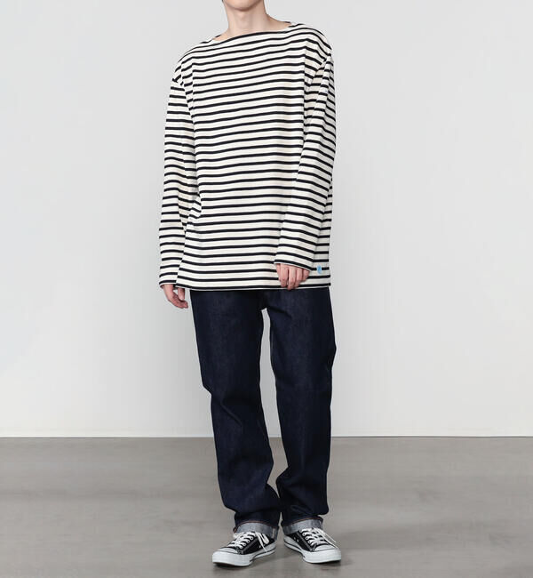 ORCIVAL「ORCIVAL | コットンロード フレンチバスクシャツ ビッグサイズ MEN」|Tシャツ・カットソー|