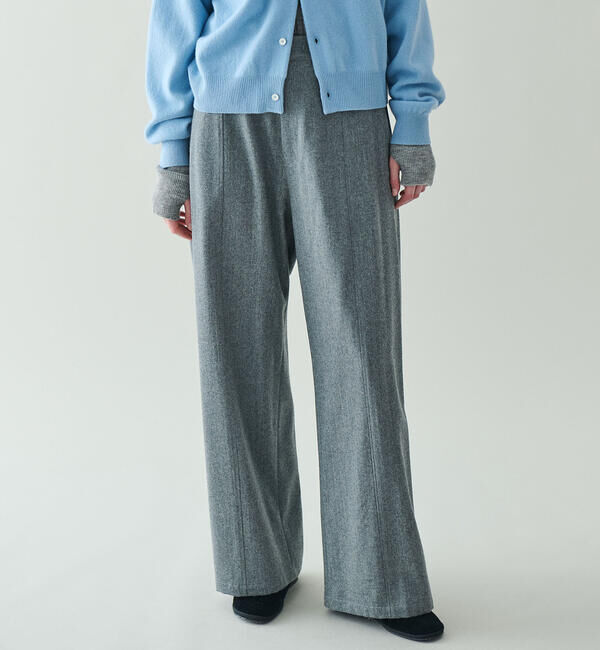 LE GLAZIK「LE GLAZIK | ウール ワイドイージーパンツ WOMEN」|その他|GREY