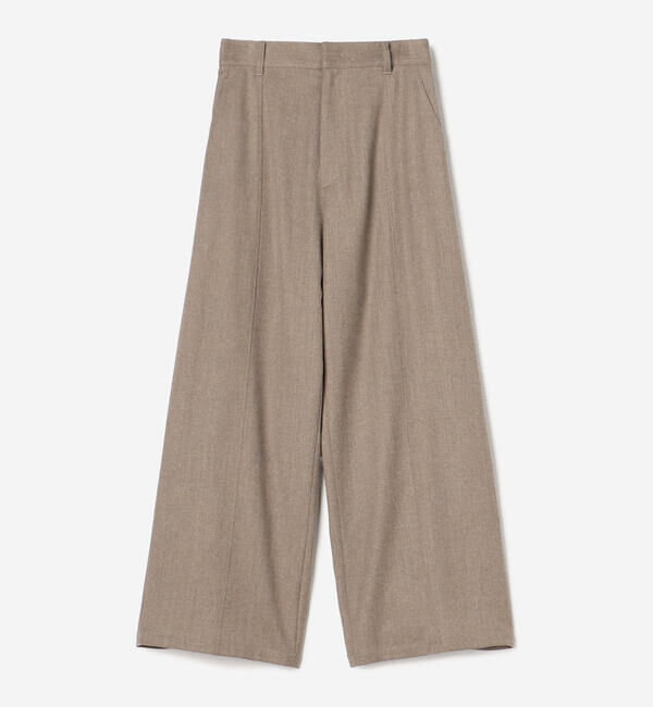 LE GLAZIK「LE GLAZIK | ウール ワイドイージーパンツ WOMEN」|その他|BEIGE