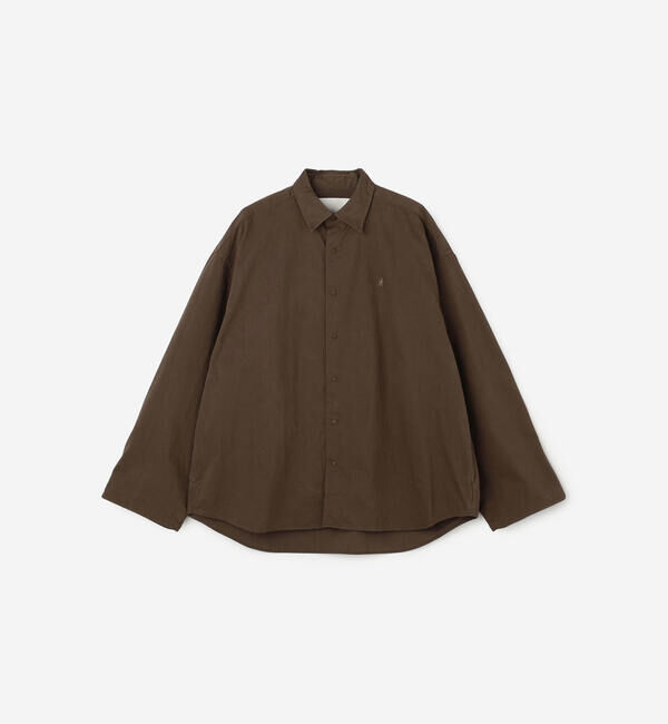 GYMPHLEX「Gymphlex | ピーチスキン レギュラーカラー長袖シャツ MEN」|シャツ・ブラウス|