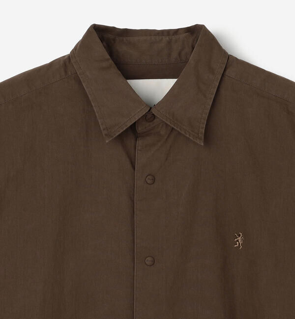 GYMPHLEX「Gymphlex | ピーチスキン レギュラーカラー長袖シャツ MEN」|シャツ・ブラウス|