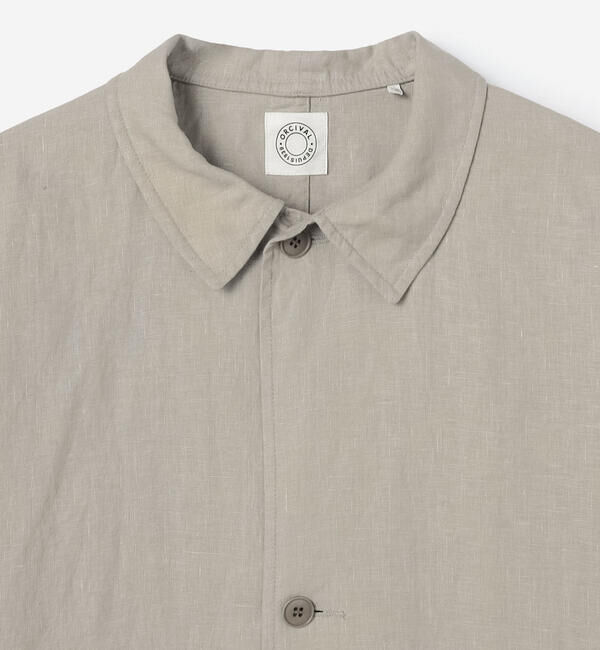 ORCIVAL「ORCIVAL | リネン カバーオールシャツ MEN」|シャツ・ブラウス|