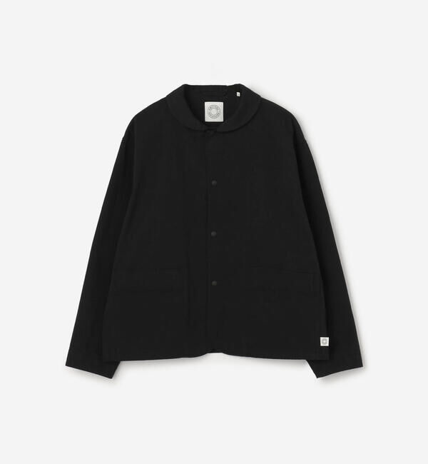 ORCIVAL「ORCIVAL | ビンテージツイル ラウンドカラー ライトジャケット WOMEN」|その他|BLACK