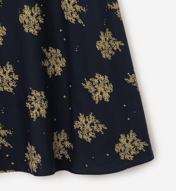 LE GLAZIK「LE GLAZIK | ツイルプリント ノースリーブワンピース WOMEN」|ワンピース|