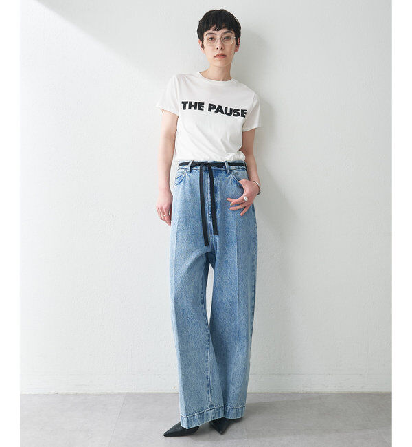  「センタープレスデニムパンツ」|デニム|