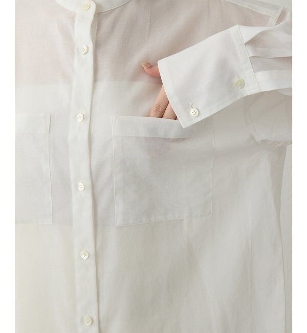  「オーガンジーシャツ」|シャツ・ブラウス|