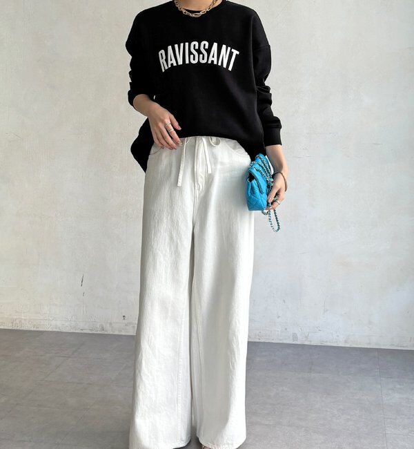  「【WEB限定/セットアップ可能】ストレッチダブルフェイスロゴプルオーバー」|Tシャツ・カットソー|