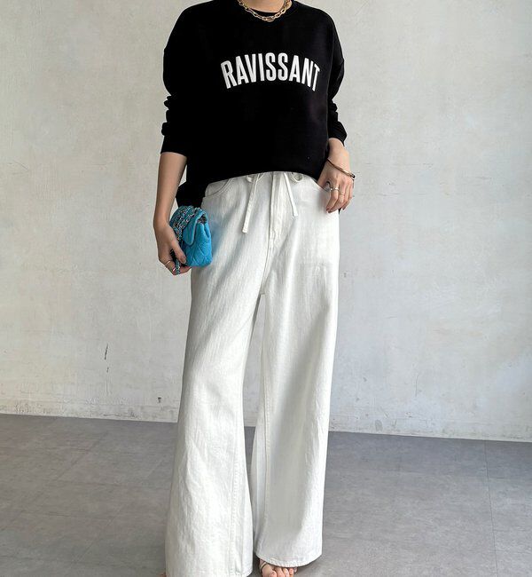  「【WEB限定/セットアップ可能】ストレッチダブルフェイスロゴプルオーバー」|Tシャツ・カットソー|