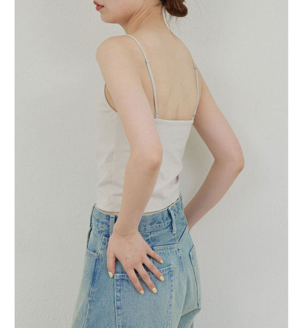  「【La nature linge】ショートベアキャミソール」|Tシャツ・カットソー|