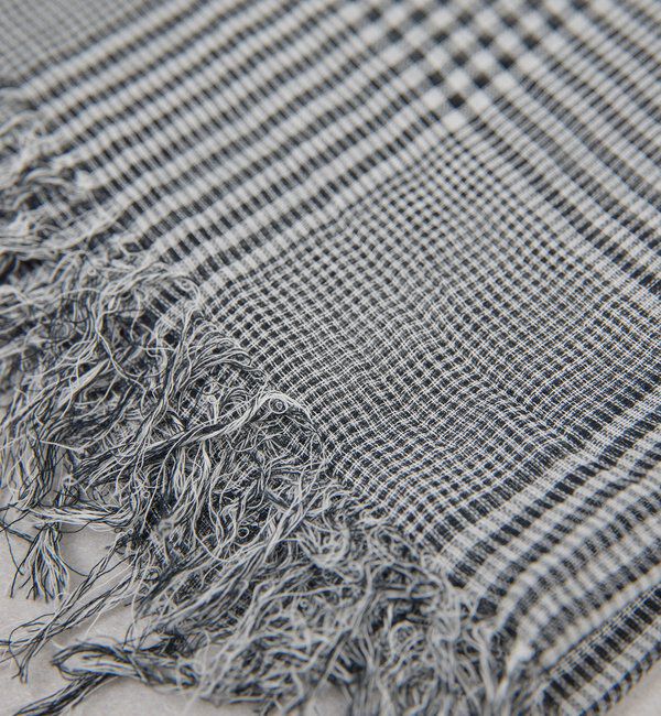  「グレンチェックストール」|ストール|