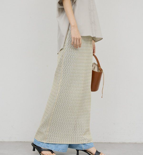  「ラメラッセルスカート」|スカート|