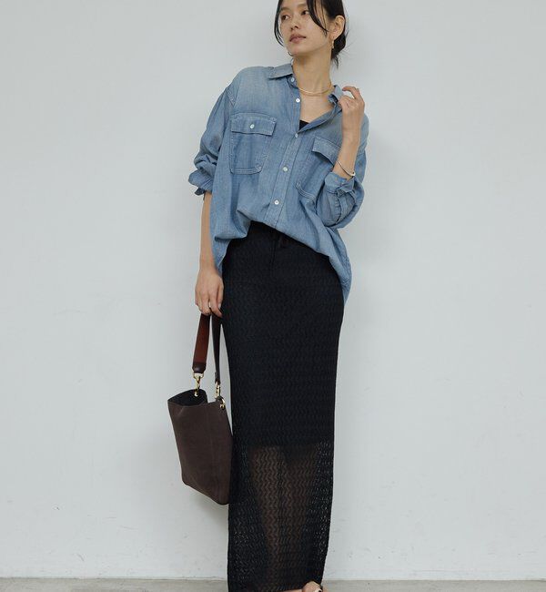  「ラメラッセルスカート」|スカート|