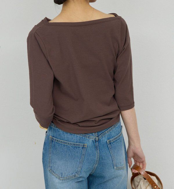  「【2WAY】ハーフスリーブカットソー」|Tシャツ・カットソー|