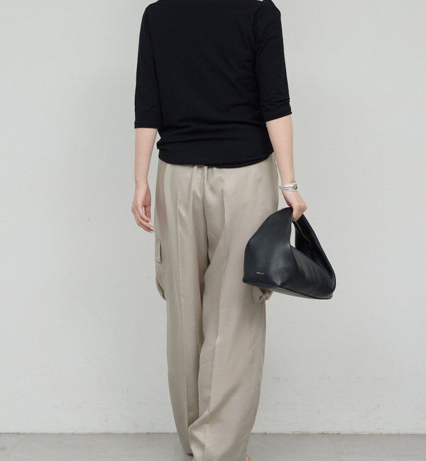  「【2WAY】ハーフスリーブカットソー」|Tシャツ・カットソー|