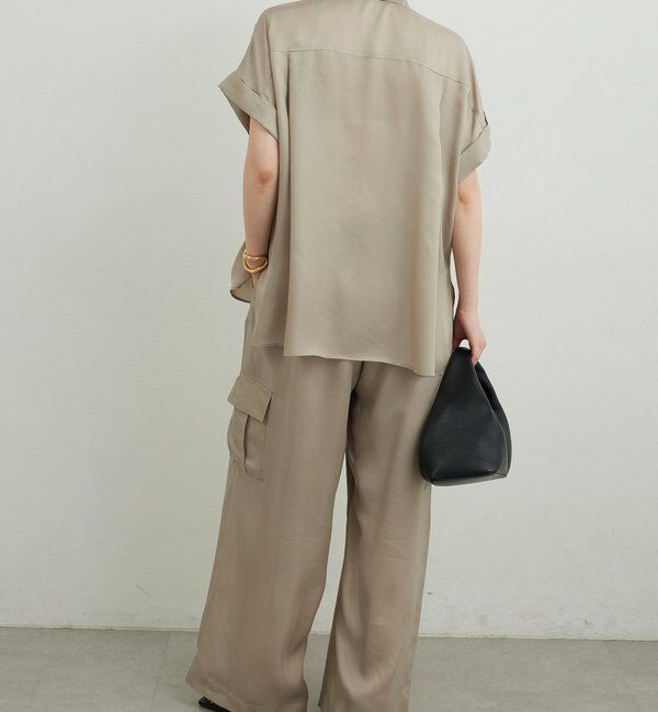  「【セットアップ対応】ミリタリーハーフスリーブシャツ」|シャツ・ブラウス|