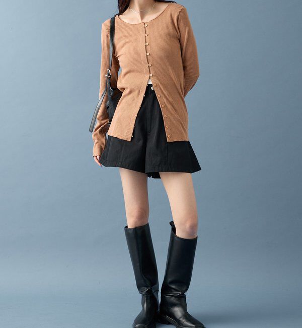  「起毛リブボタンカーディガン」|Tシャツ・カットソー|