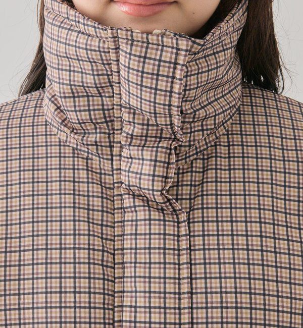  「中綿チェックダウン」|ダウン|