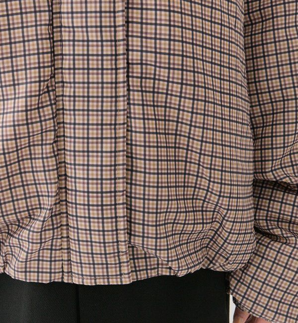  「中綿チェックダウン」|ダウン|