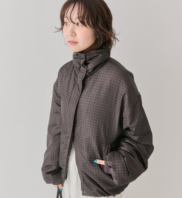  「中綿チェックダウン」|ダウン|