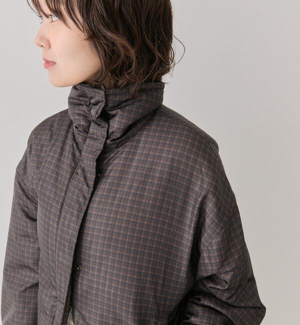  「中綿チェックダウン」|ダウン|