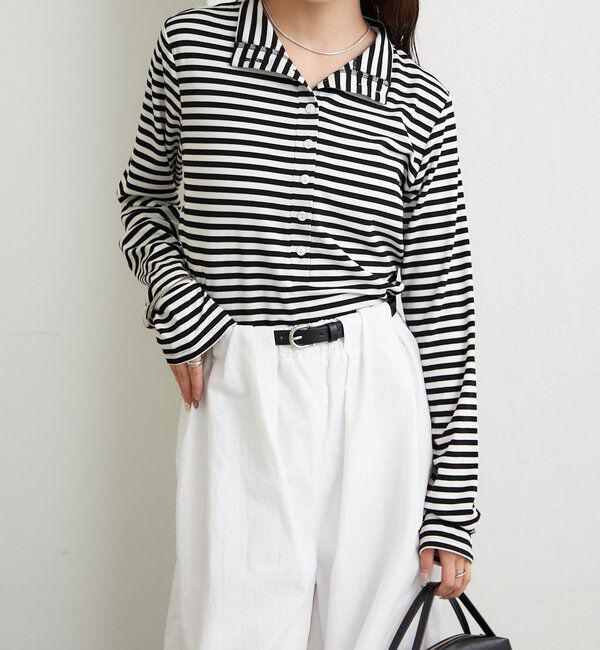  「リブヘンリーネックプルオーバー」|Tシャツ・カットソー|