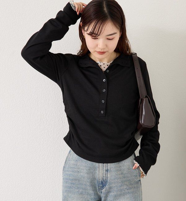  「リブヘンリーネックプルオーバー」|Tシャツ・カットソー|