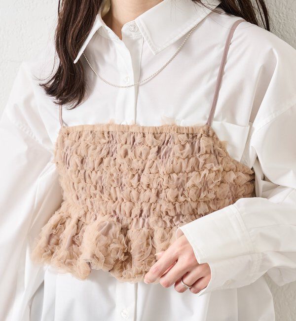  「バックシャンチュールビスチェ」|シャツ・ブラウス|