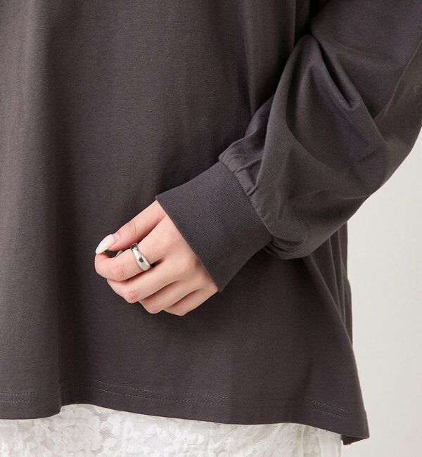  「配色BIGロゴロングTシャツ」|Tシャツ・カットソー|