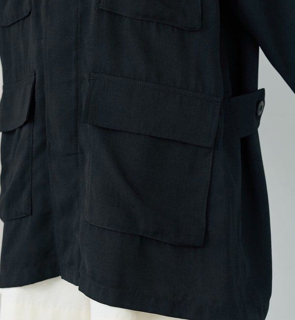  「ポケットビジューカバーオール」|ブルゾン・スタジャン|