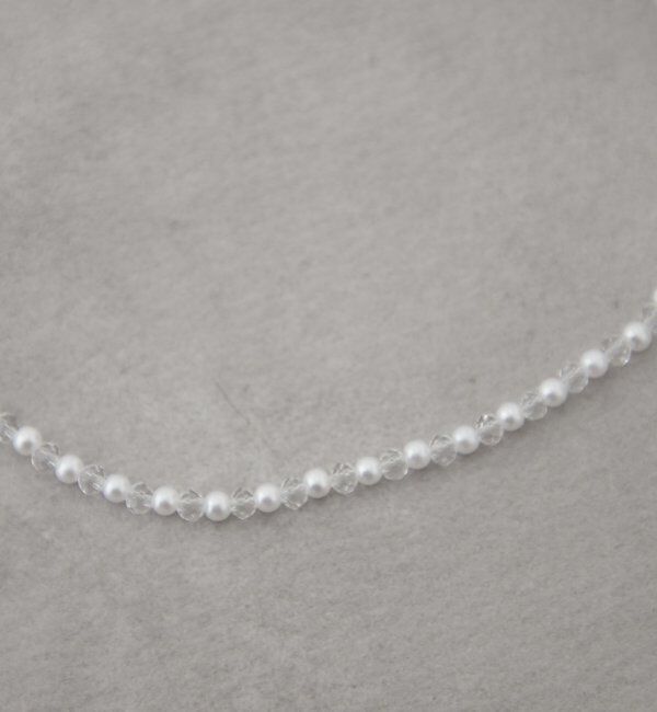  「パールクリアネックレス」|リング|