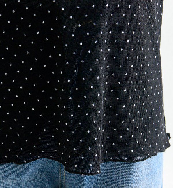  「バックシャンドットチュールロンT」|Tシャツ・カットソー|