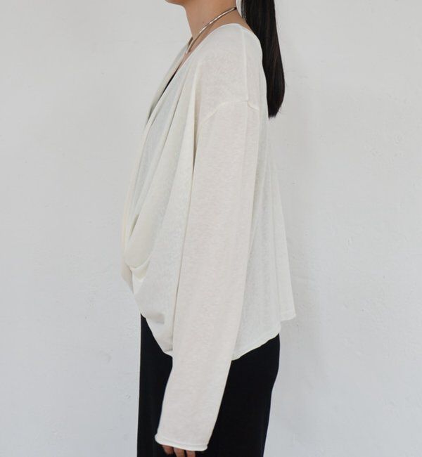  「2wayカシュクールシアープルオーバー」|Tシャツ・カットソー|