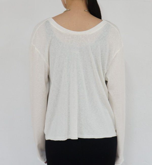  「2wayカシュクールシアープルオーバー」|Tシャツ・カットソー|