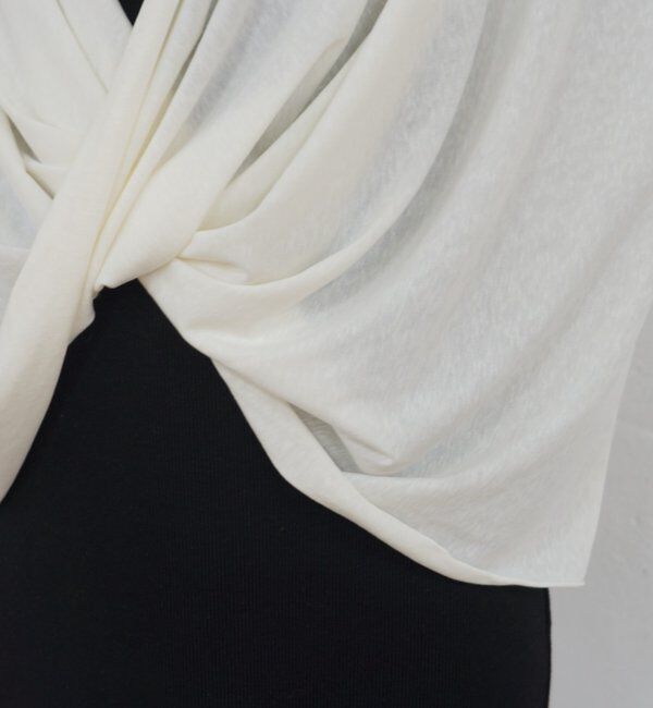  「2wayカシュクールシアープルオーバー」|Tシャツ・カットソー|