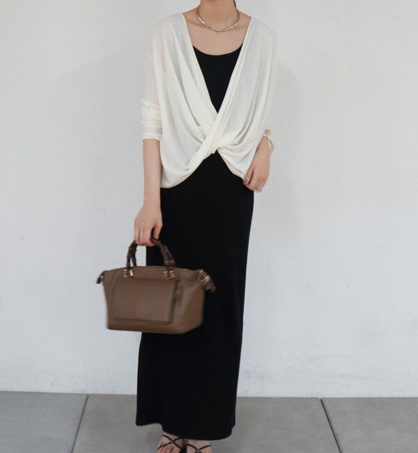  「2wayカシュクールシアープルオーバー」|Tシャツ・カットソー|