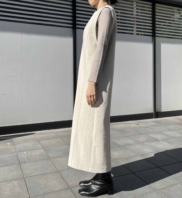  「ストレッチメルトンワンピース」|ワンピース|