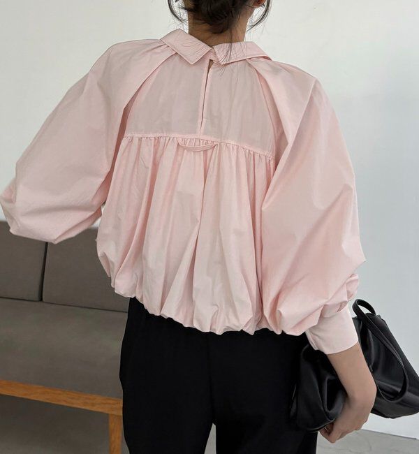  「バルーンクロップシャツ」|シャツ・ブラウス|