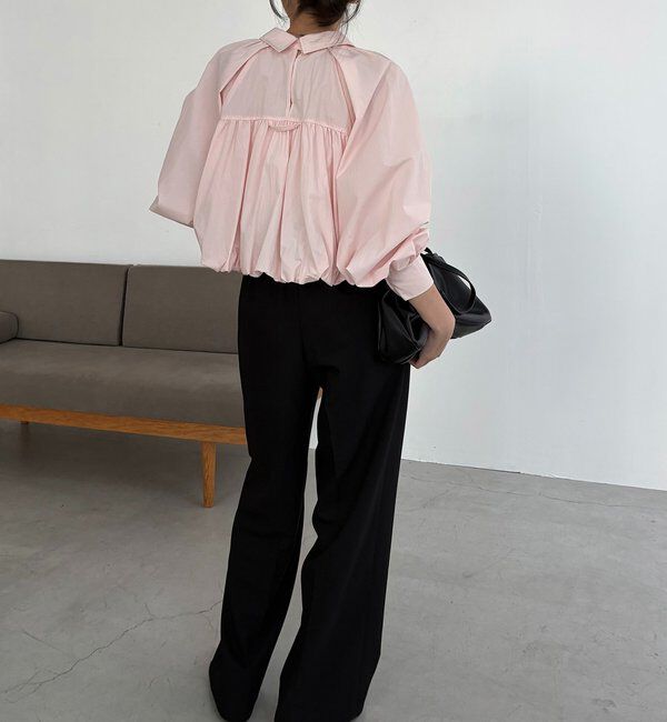  「バルーンクロップシャツ」|シャツ・ブラウス|